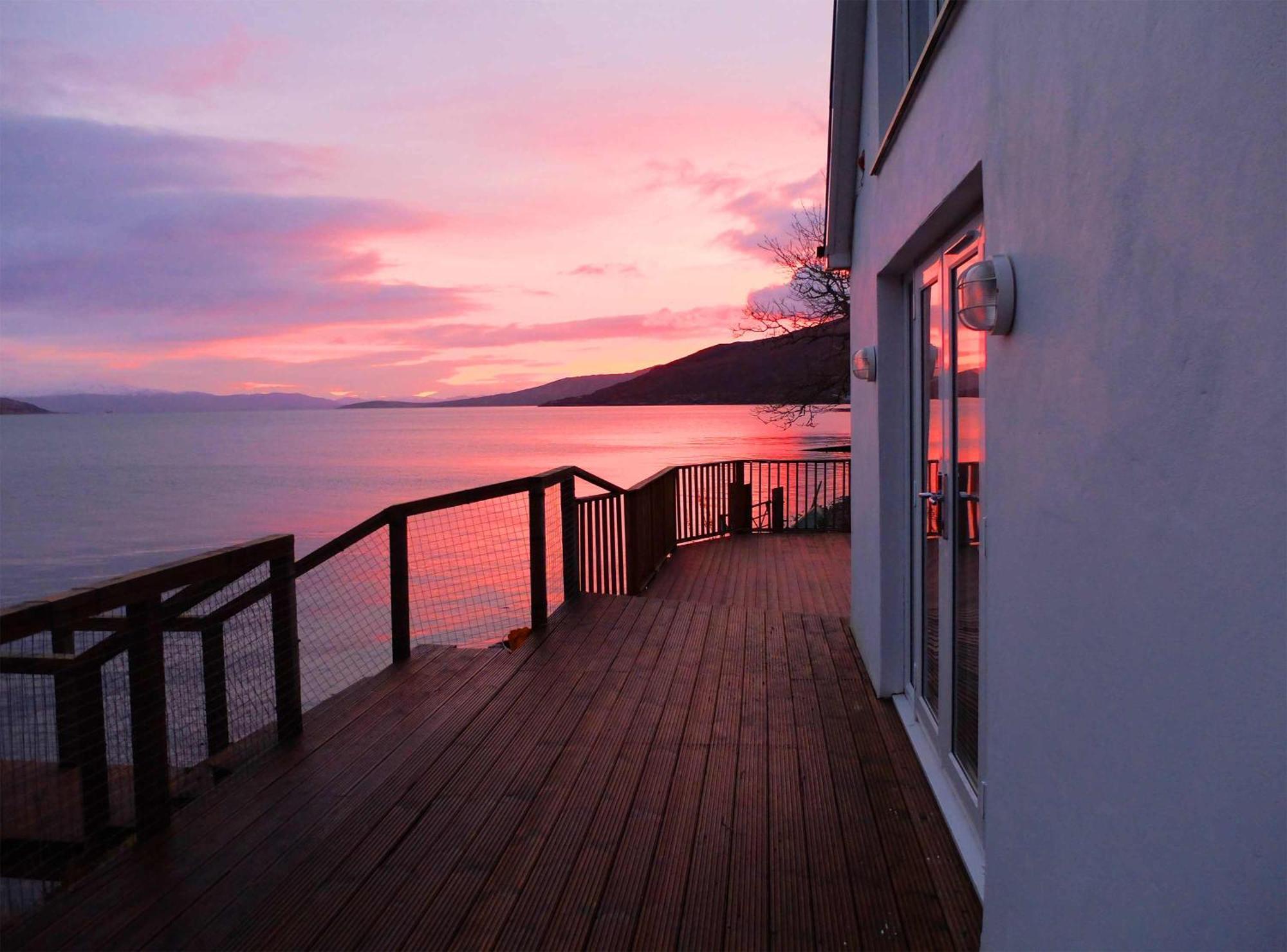 Villa The Boathouse Sconser Esterno foto